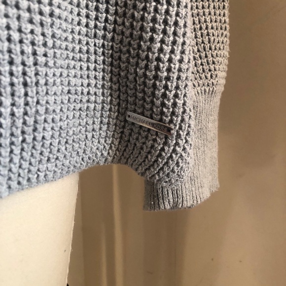 Cozy Gray Cowl Neck Sweater - Picture 2 of 4